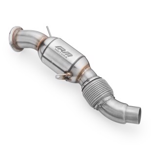 RM Motors Downpipe BMW E70 X5 30d M57N2 + CATALYST Emission standard - Euro 4, Capacity - 100 cpsi