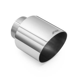 RM Motors RM Motors polished stainless steel tip KSCP Inlet diameter - 63,5 mm, Tip diameter - 101 mm, Including the clamp - No