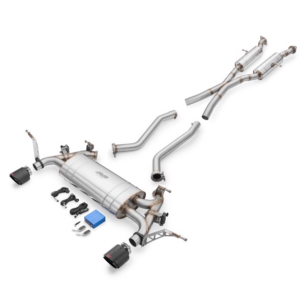 RM Motors Catback - Jeep Grand Cherokee V6 3.6L, V8 5.7L Jeep tips - 1, Jeep silencer - With sound control