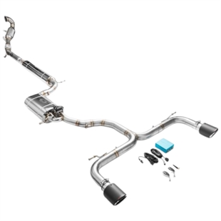 RM Motors Complete Exhaust System For Seat Leon Cupra 3 Hatchback With Sport Catalyst, Euro 3, 100 cpsi, 101 mm, Tip - 3