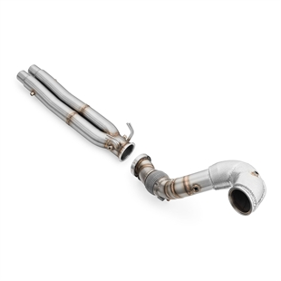 RM Motors Downpipe AUDI RS3 8Y 2.5 TFSI med varmeskjold