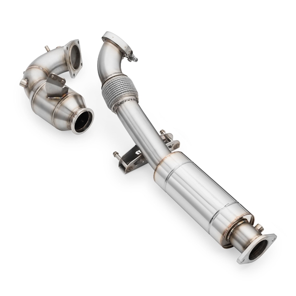 RM Motors Downpipe Med Ljuddämpare, Rör Och Ljuddämpare Hyundai Veloster N