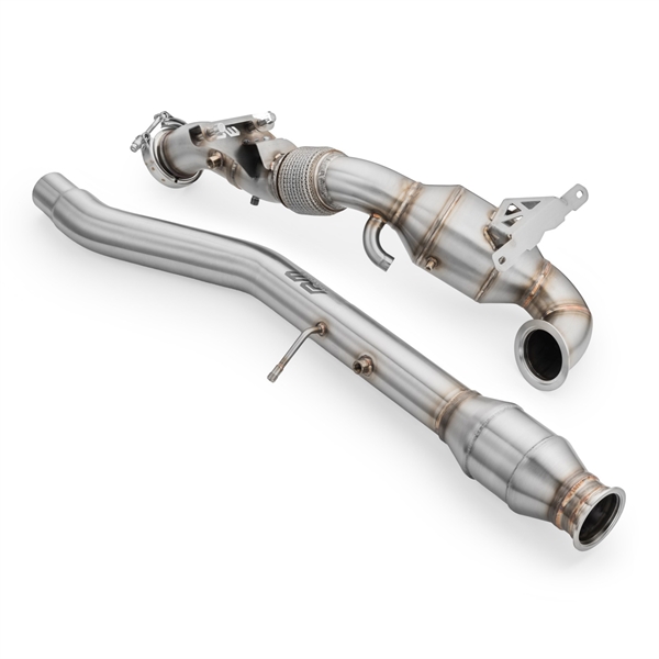 RM Motors Downpipe Seat Ateca 2.0 TSI OPF/GPF Med Katalysator OBD + Ljuddämpare