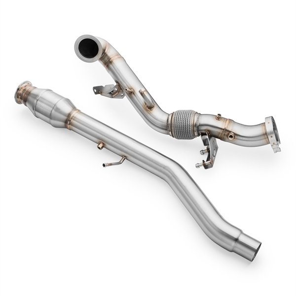 RM Motors Downpipe Seat Leon 2.0 TSI OPF/GPF Med Ljuddämpare