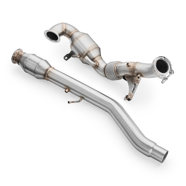 RM Motors Downpipe Seat Leon 2.0 TSI OPF/GPF katalysator Euro 6 + ljuddämpare