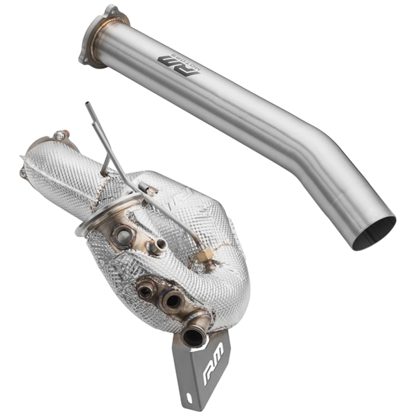 RM Motors Downpipe Set Audi A5 S5 / Cabriolet / Sportback / Coupe 3.0 TDI +Heat Shield OBD