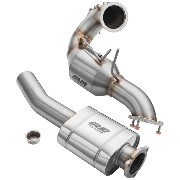 RM Motors Downpipe Set Audi A8 S8 / Quattro 3.0 TDI EURO 6 + Silencer