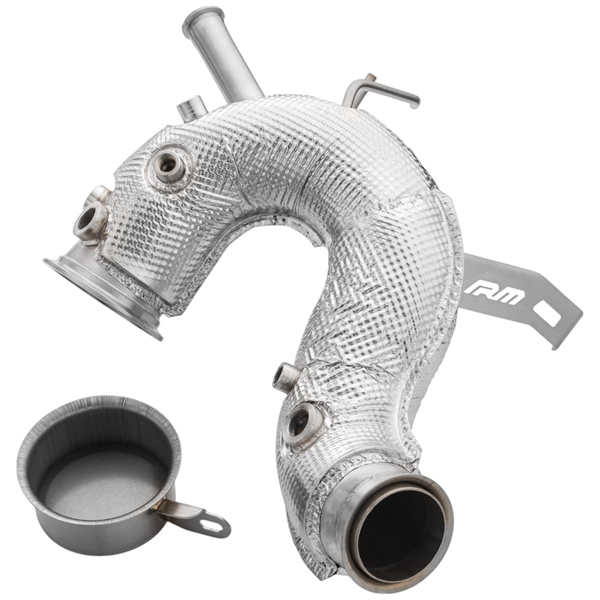 RM Motors Downpipe Set Volkswagen Golf VIII 2.0 TDI GTD + Heat Shield