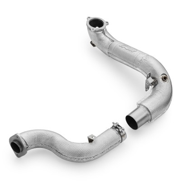 RM Motors Mercedes-AMG A35 GPF W177 4MATIC Downpipe With Heat Shield Without Silencer & GPF OFF