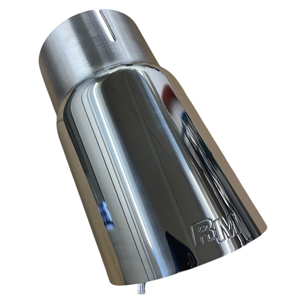 RM Motors Avgastipp W/SL/KSCP76/63, Ingångsdiameter - 63,5 mm, Tipdiameter - 76 mm
