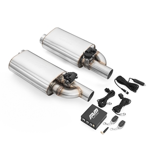 RM Motors Sats Med Kammarljuddämpare Med Elektrisk Ventil EV05, Längd: 300, Inloppsdiameter: 63,5