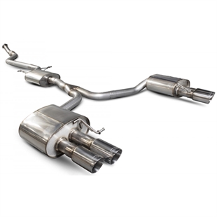 Scorpion Resonated CAT-Back System - Audi A5 - Daytona (Quad)