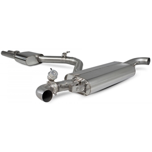 Scorpion Resonated CAT-Back System With Valve - Audi TT - OE Fitment