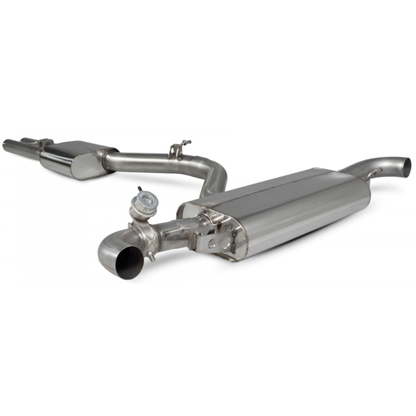 Scorpion Resonated CAT-Back System With Valve - Audi TT - OE Fitment