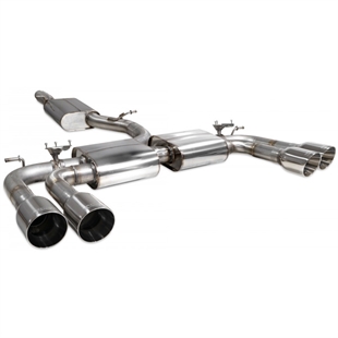 Scorpion Resonated CAT/GPF-Back System & Electronic Valves - Audi S3 - Daytona