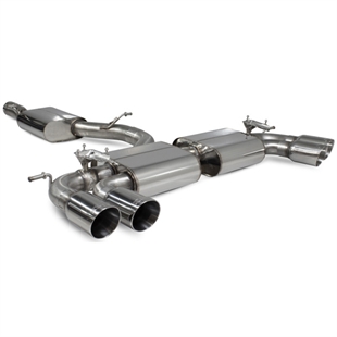 Scorpion Resonated CAT/GPF-Back System & Electronic Valves - Audi S3 - Daytona