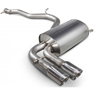 Scorpion Non-Resonated CAT-Back System - Audi S3 - Daytona (Twin)