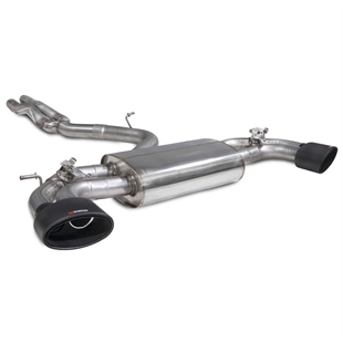 Scorpion Non-Resonated Cat/GPF-Back System With Valves Audi RS3 Saloon 8V (GPF And Non-GPF Models) - Ascari EVO