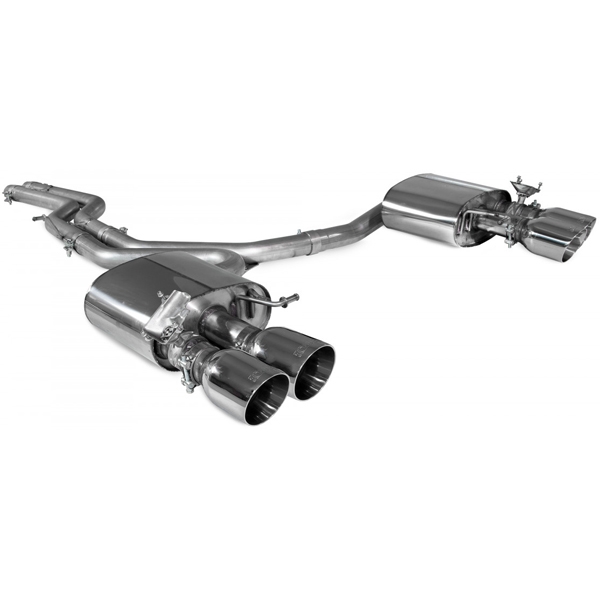 Scorpion Non-Resonated Half Systemnon - Audi S4 - Daytona