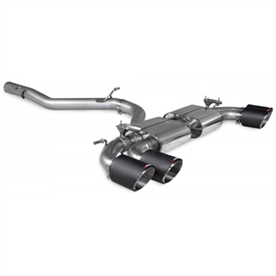 Scorpion Non-Res CAT/GPF Back System & Electronic Valves - Audi S3 - Ascari