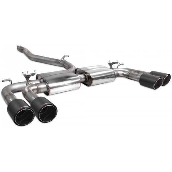 Scorpion Non-Resonated CAT/GPF-Back System With Valves - Audi S3 - Ascari