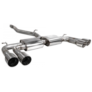 Scorpion Non-Resonated CAT/GPF-Back System Without Valves - Audi S3 - Daytona