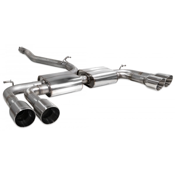 Scorpion Non-Resonated CAT/GPF-Back System Without Valves - Audi S3 - Daytona