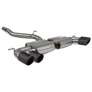 Scorpion Non-Resonated CAT/GPF-Back System Without Valves - Audi S3 - Daytona Ceramic