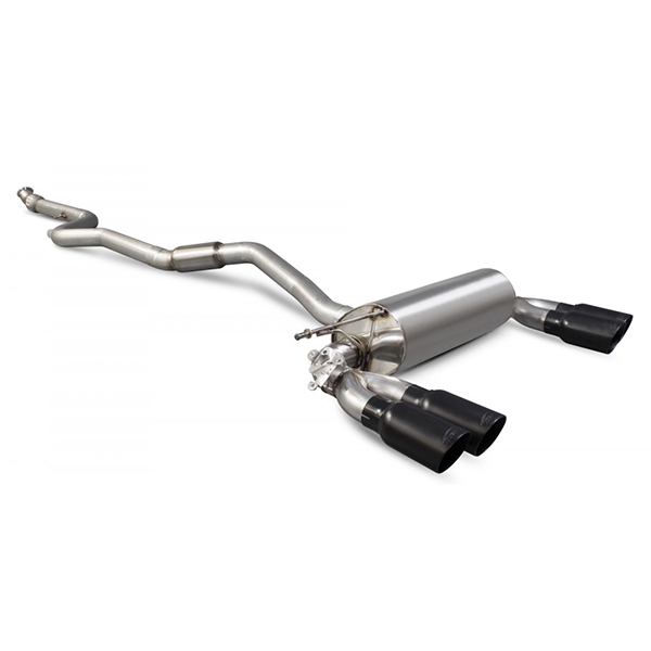 Scropion CAT-Back System With Electronic Valve - BMW M2 - Daytona Ceramic