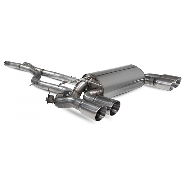 Scorpion Half System Non-Resonated GPF-Back System with Electronic Valves - BMW F87N M2 - Daytona