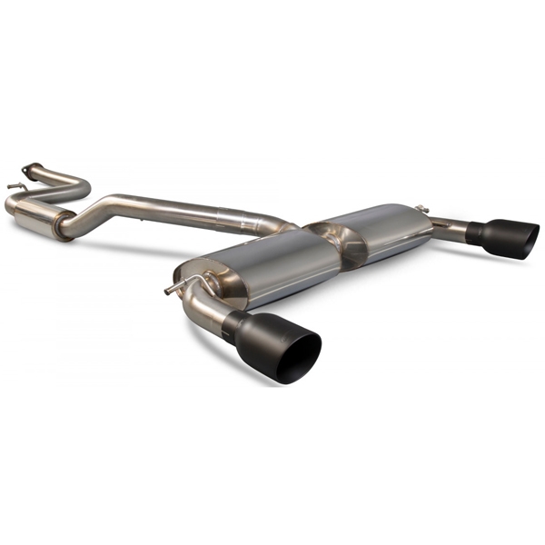 Scorpion 63.5mm/2.5" Resonated Cat-Back System - Ford Focus - Daytona Ceramic