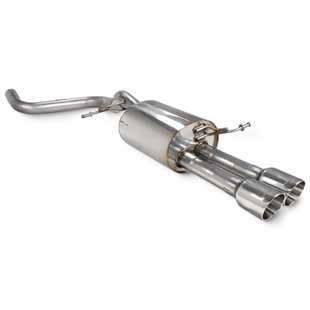 Scorpion Rear Silencer Only Ford Fiesta Ecoboost 1.0T (Fits Cars With Standard Base Valance) - Daytona