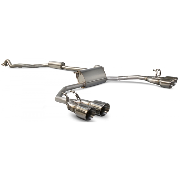 Scorpion Resonated Cat-Back System - Honda Civic - Daytona