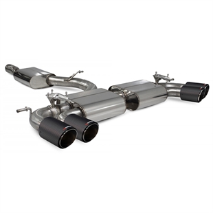 Scorpion Resonated Cat/GPF Back System & Electronic Valves - VW MK7.5 Golf R - Ascari