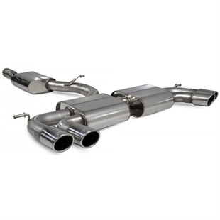 Scorpion Resonated Cat/GPF Back System Non Valved - VW MK7.5 Golf R - Monaco