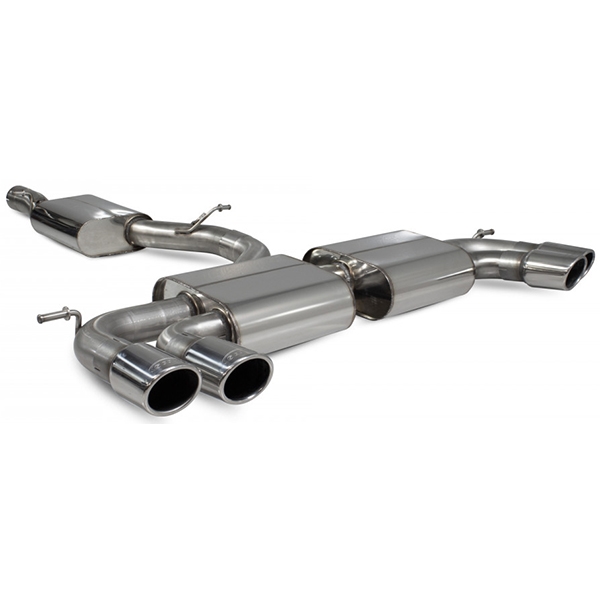 Scorpion Resonated Cat/GPF Back System Non Valved - VW MK7.5 Golf R - Monaco