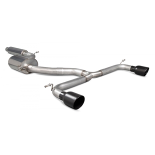 Scorpion Resonated GPF-Back System - VW MK7.5 Golf GTI (TCR & GPF Models) - Daytona Ceramic