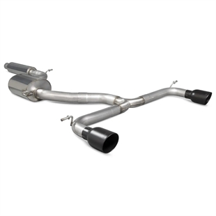 Scorpion Resonated Cat Back System VW MK7.5 1.5L TSI (GTI & GTD Styles) - Daytona (Twin) Ceramic