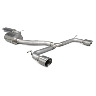 Scorpion Resonated Cat Back System VW MK7.5 1.5L TSI (GTI & GTD Styles) - Daytona (Twin)