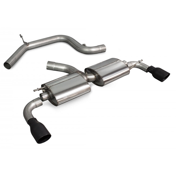 Scorpion Non-Resonated Cat-Back System - VW MK6 Golf GTI - Daytona Ceramic