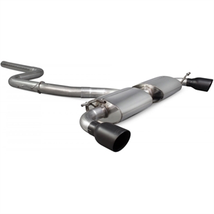 Scorpion Non-Resonated Cat-Back System - VW Scirocco R - Daytona Ceramic