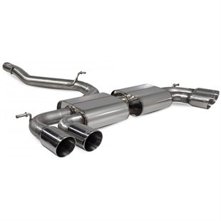 Scorpion Non-Resonated Cat/GPF Back System Non Valved - VW MK7.5 Golf R - Daytona