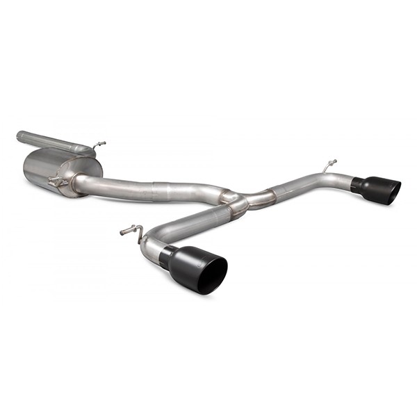 Scorpion Non-Resonated GPF-Back System - VW MK7.5 Golf GTI (TCR & GPF Models) - Daytona Ceramic