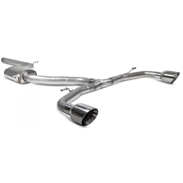 Scorpion Non-Resonated GPF-Back System - VW MK8 Golf GTI - Daytona