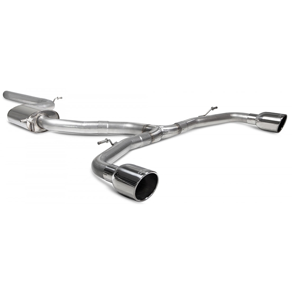 Scorpion Non-Resonated GPF-Back System - VW MK8 Golf GTI - Indy