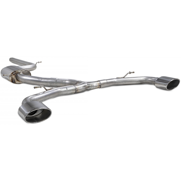 Scorpion Non-Resonated GPF-Back System - VW MK8 Golf GTI Clubsport - EVO