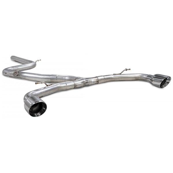 Scorpion Non-Resonated Predator GPF-Back System - VW MK8 Golf GTI Clubsport - Daytona