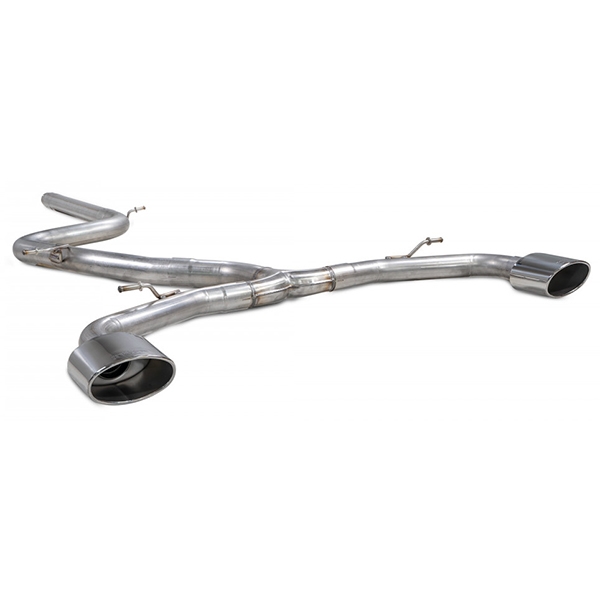 Scorpion Non-Resonated Predator GPF-Back System - VW MK8 Golf GTI Clubsport - EVO