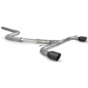 Scorpion Non-Resonated Predator Cat-Back System - VW Scirocco R - Daytona Ceramic