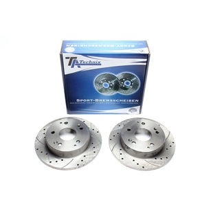 TA Technix Sport Bromsskivesats, Bakaxel Honda Civic VII Coupe (EM2)